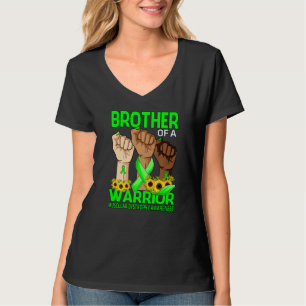 Hand Brother Of A Warrior Muscular Dystrophy Aware T-Shirt