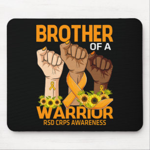 Hand Brother Of A Warrior RSD CRPS Awareness Sunfl Mouse Mat