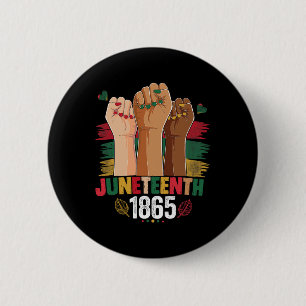 Hand Celebrate Juneteenth 1865 Cute Juneteenth Jun 6 Cm Round Badge