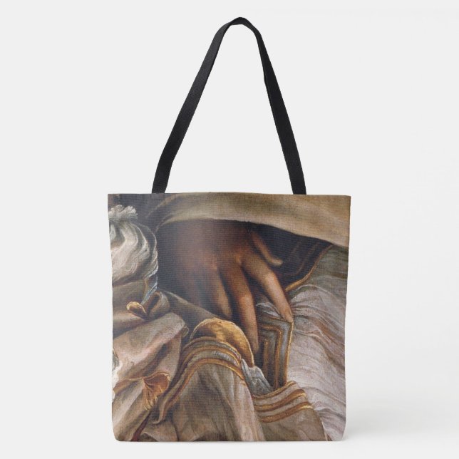Hand & Cloth Tote Bag (Front)