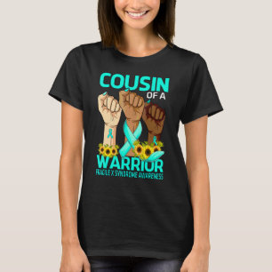 Hand Cousin Of A Warrior Fragile X Syndrome Awaren T-Shirt