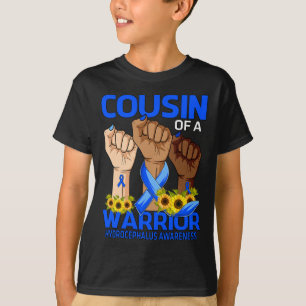 Hand Cousin Of A Warrior Hydrocephalus Awareness S T-Shirt
