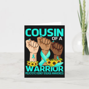 Hand Cousin Of A Warrior Polycystic Kidney Disease Card