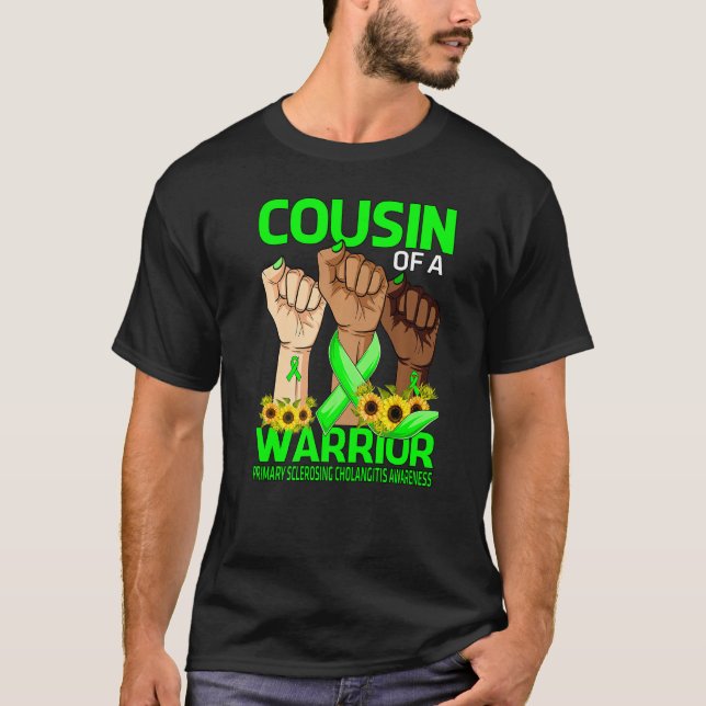 Hand Cousin Of A Warrior Primary Sclerosing Cholan T-Shirt (Front)