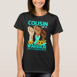 Hand Cousin Of A Warrior Tourette's Syndrome Aware T-Shirt