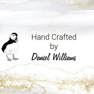 Hand Crafted By self-inking stamp