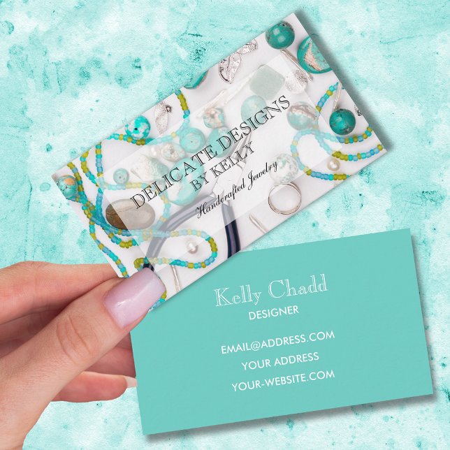 Hand Crafted Jewellery Designer Business Card (Creator Uploaded)