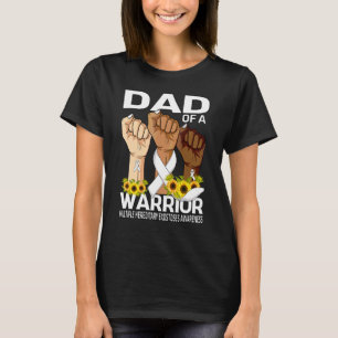 Hand Dad Of A Warrior Multiple Hereditary Exostose T-Shirt