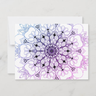 Hand-Designed Colourful Mandala Art Cards