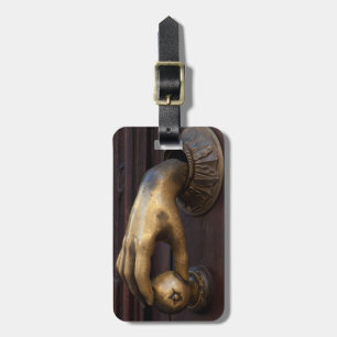 Hand door knocker close-up, Mexico Luggage Tag