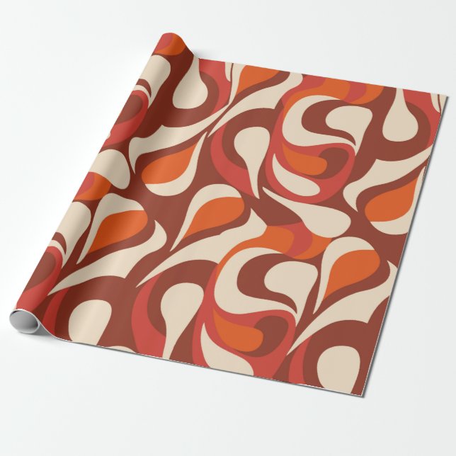 hand draw etnic pattern. Stylish designbackground, Wrapping Paper (Unrolled)