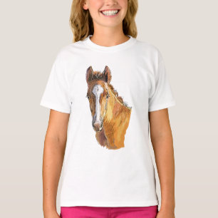 Hand drawing little cute foal T-Shirt
