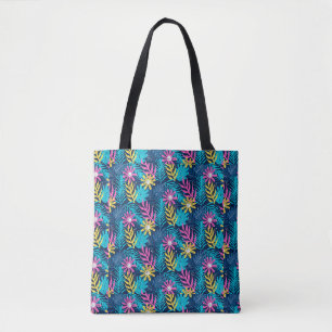 Hand Drawn Abstract Pattern With Plants-86761 Tote Bag