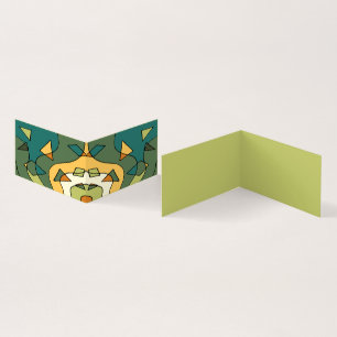Hand drawn abstract vintage design    business card