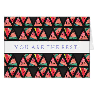 Hand Drawn Abstract Watermelon Pattern