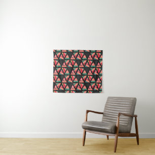 Hand Drawn Abstract Watermelon Pattern Tapestry