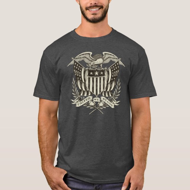 Hand Drawn American Eagle T-shirt (Front)