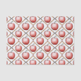 Hand-Drawn Apple & Pencil For teachers Tissue Paper