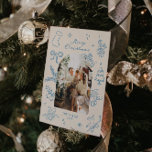 Hand Drawn Arch Photo Christmas Card<br><div class="desc">This hand drawn Christmas card template featuring cute hand drawn elements and a retro themed font pairing. Edit all wording and colours to make this holiday card fit your own personal style.</div>