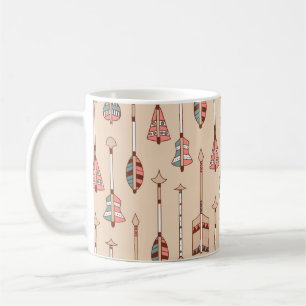 Hand-Drawn Arrows, Colourful Vintage. Coffee Mug