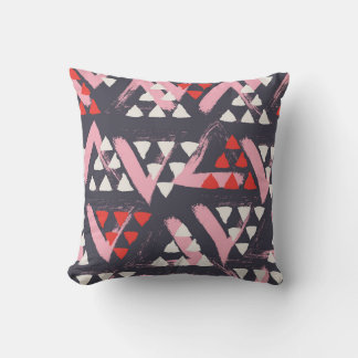 Hand-Drawn Artistic Pattern Display Cushion