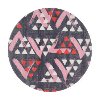Hand-Drawn Artistic Pattern Display Cutting Board