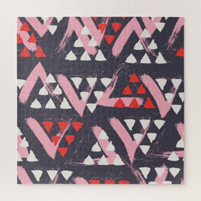 Hand-Drawn Artistic Pattern Display Jigsaw Puzzle (Vertical)