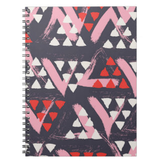 Hand-Drawn Artistic Pattern Display Notebook