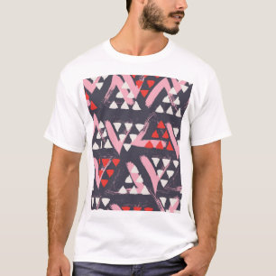 Hand-Drawn Artistic Pattern Display T-Shirt