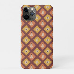 Hand Drawn Autumn Diamond Pattern iPhone 11 Pro Case