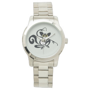 Hand drawn - AYE-AYE - Lemur - Wildlife -  Watch