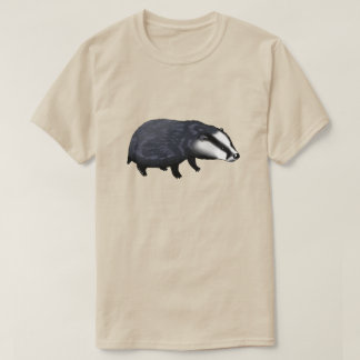 Hand Drawn Badger Illustration Design T-Shirt