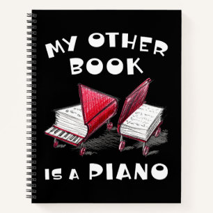 Hand-Drawn Books on Wheels - Piano-Inspired Design
