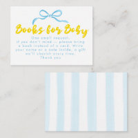 Hand Drawn Bow Books For Baby Baby Shower