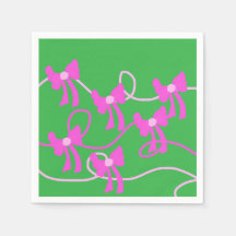 Hand-drawn Bows Pink  Yellow Lovers