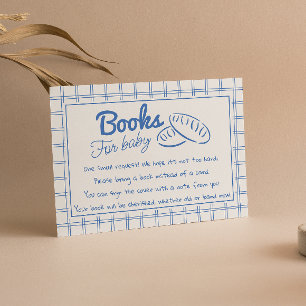 Hand Drawn Bun In The Oven Boy Bread Book Request Enclosure Card