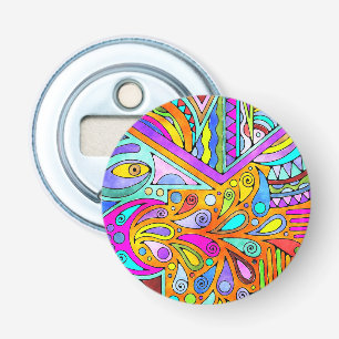 Hand Drawn By EDDArt - Blah Blah Blah 1 Bottle Opener