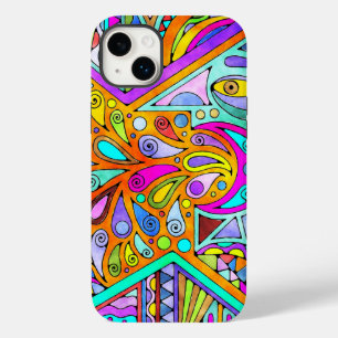 Hand Drawn By EDDArt - Blah Blah Blah 1 Case-Mate iPhone 14 Plus Case