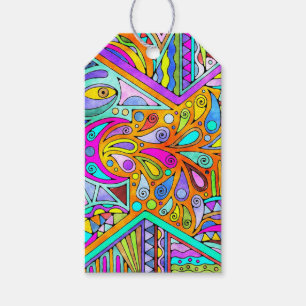 Hand Drawn By EDDArt - Blah Blah Blah 1 Gift Tags