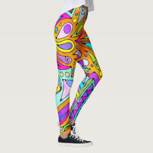 Hand Drawn By EDDArt - Blah Blah Blah 1 Leggings