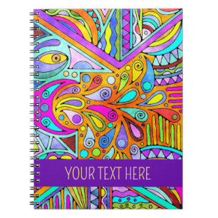 Hand Drawn By EDDArt - Blah Blah Blah 1 Notebook