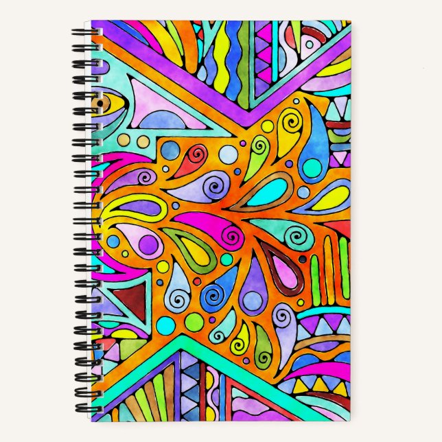 Hand Drawn By EDDArt - Blah Blah Blah 1 Notebook (Front)
