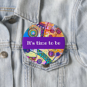 Hand Drawn By EDDArt - Dream Scale 1 10 Cm Round Badge