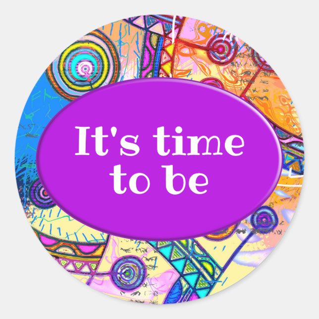 Hand Drawn By EDDArt - Dream Scale 1 Classic Round Sticker (Front)