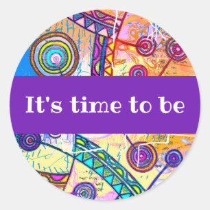 Hand Drawn By EDDArt - Dream Scale 1 Classic Round Sticker