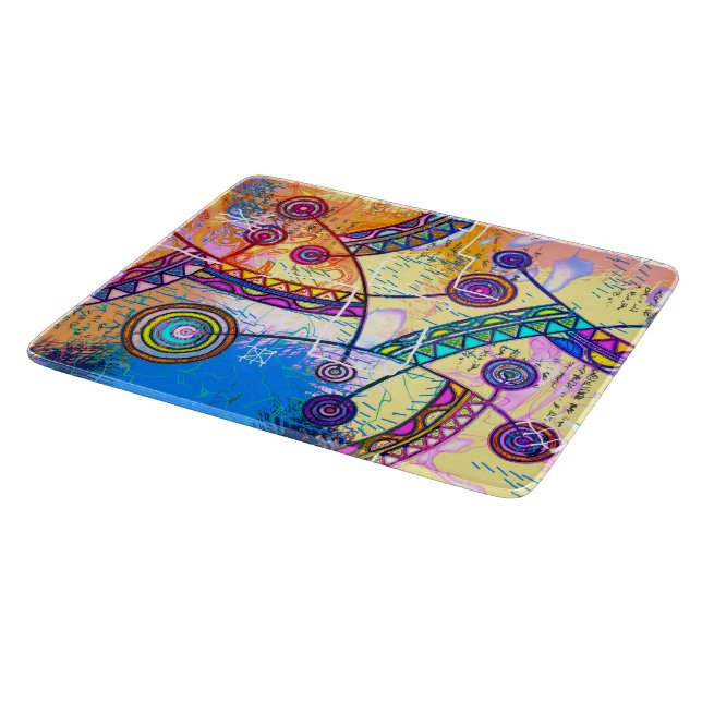 Hand Drawn By EDDArt - Dream Scale 1 Cutting Board (Corner)