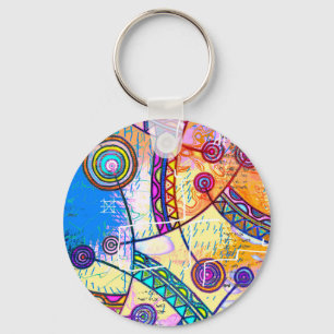 Hand Drawn By EDDArt - Dream Scale 1 Key Ring