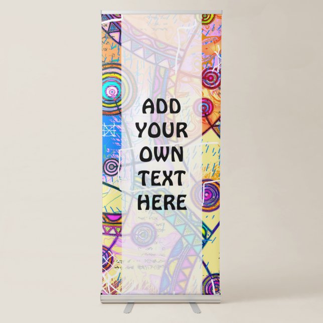 Hand Drawn By EDDArt - Dream Scale 1 Retractable Banner (Front)