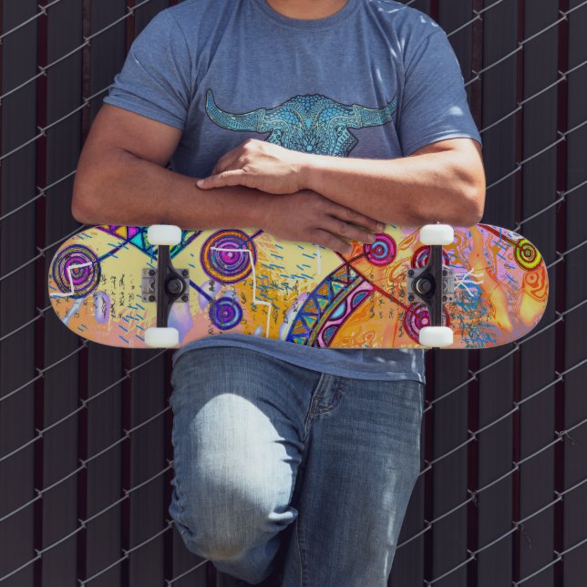 Hand Drawn By EDDArt - Dream Scale 1 Skateboard (Outdoor 3)