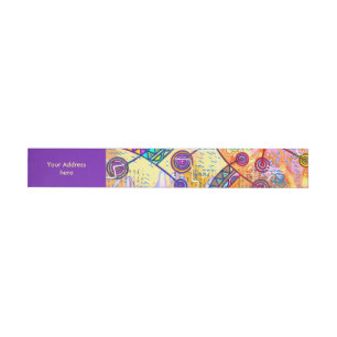 Hand Drawn By EDDArt - Dream Scale 1 Wraparound Address Label